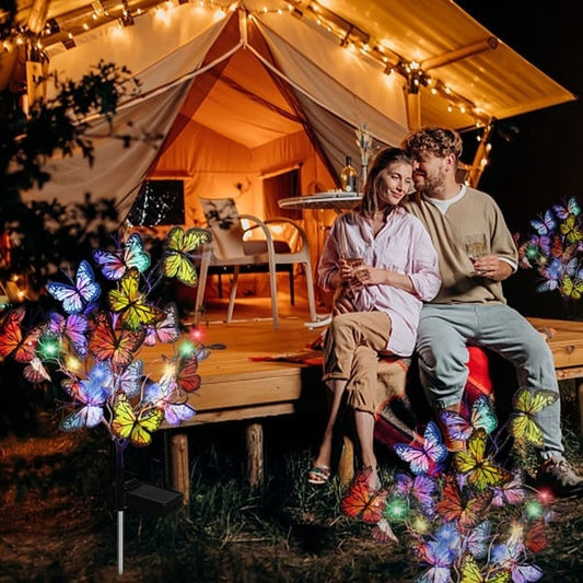 🔥Last Day Promotion 70% Off - Solar Outdoor Butterfly Lights
