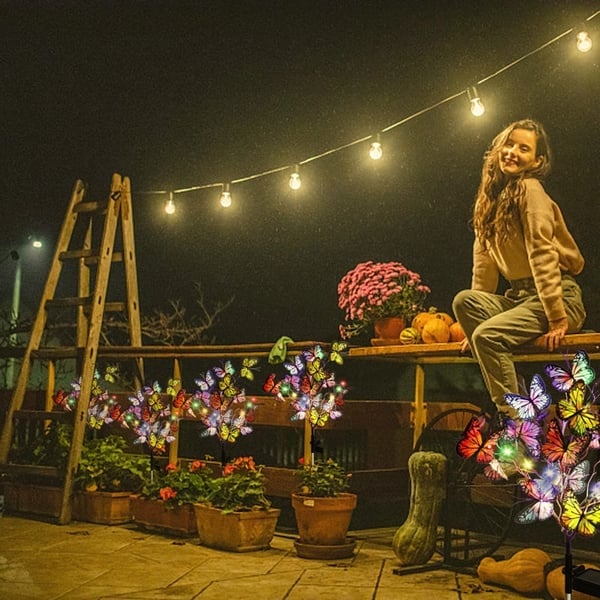 🔥Last Day Promotion 70% Off - Solar Outdoor Butterfly Lights