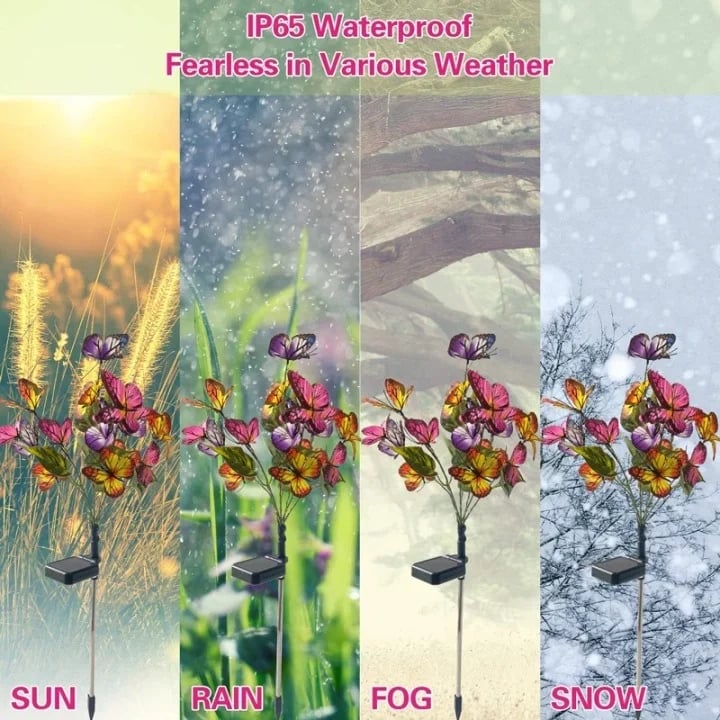 🔥Hot Sale- 49% OFF🦋Solar Outdoor Butterfly Lights💐