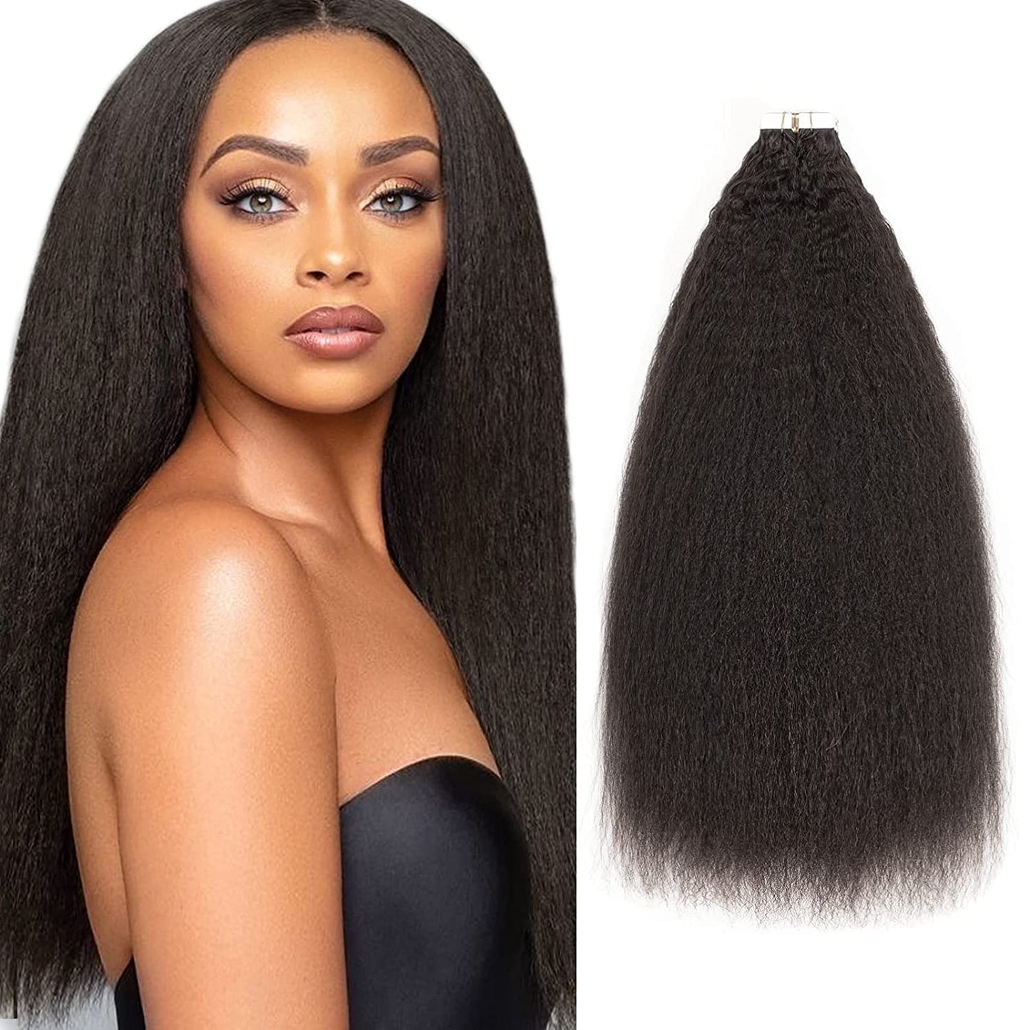 🔥BIG SALE - 50% OFF🔥Seamless Injected Hand-Tied Invisible Tape In Hair Extension -- 100% VIRGIN HUMAN HAIR / 10 PCS