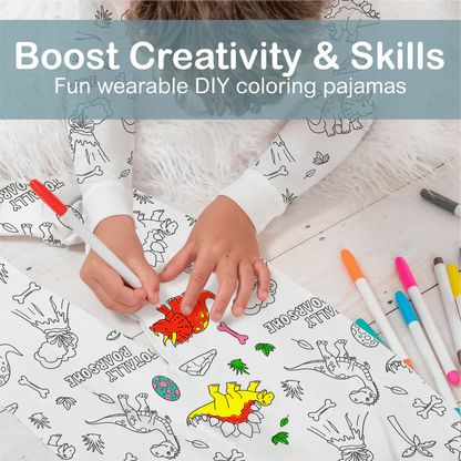 🖌️🎨Kids Coloring Pajamas Set