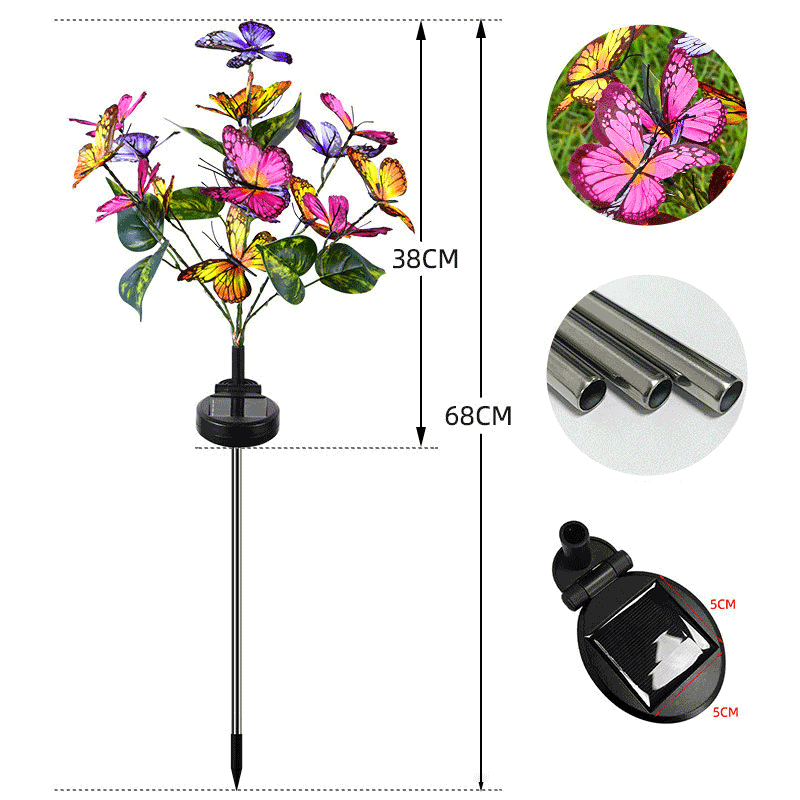 🔥Hot Sale- 49% OFF🦋Solar Outdoor Butterfly Lights💐