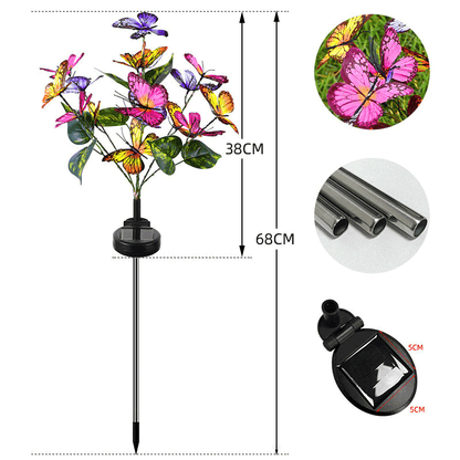 🔥Hot Sale- 49% OFF🦋Solar Outdoor Butterfly Lights💐