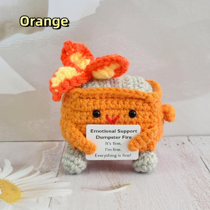 💖Handmade Crochet Dumpster Fire