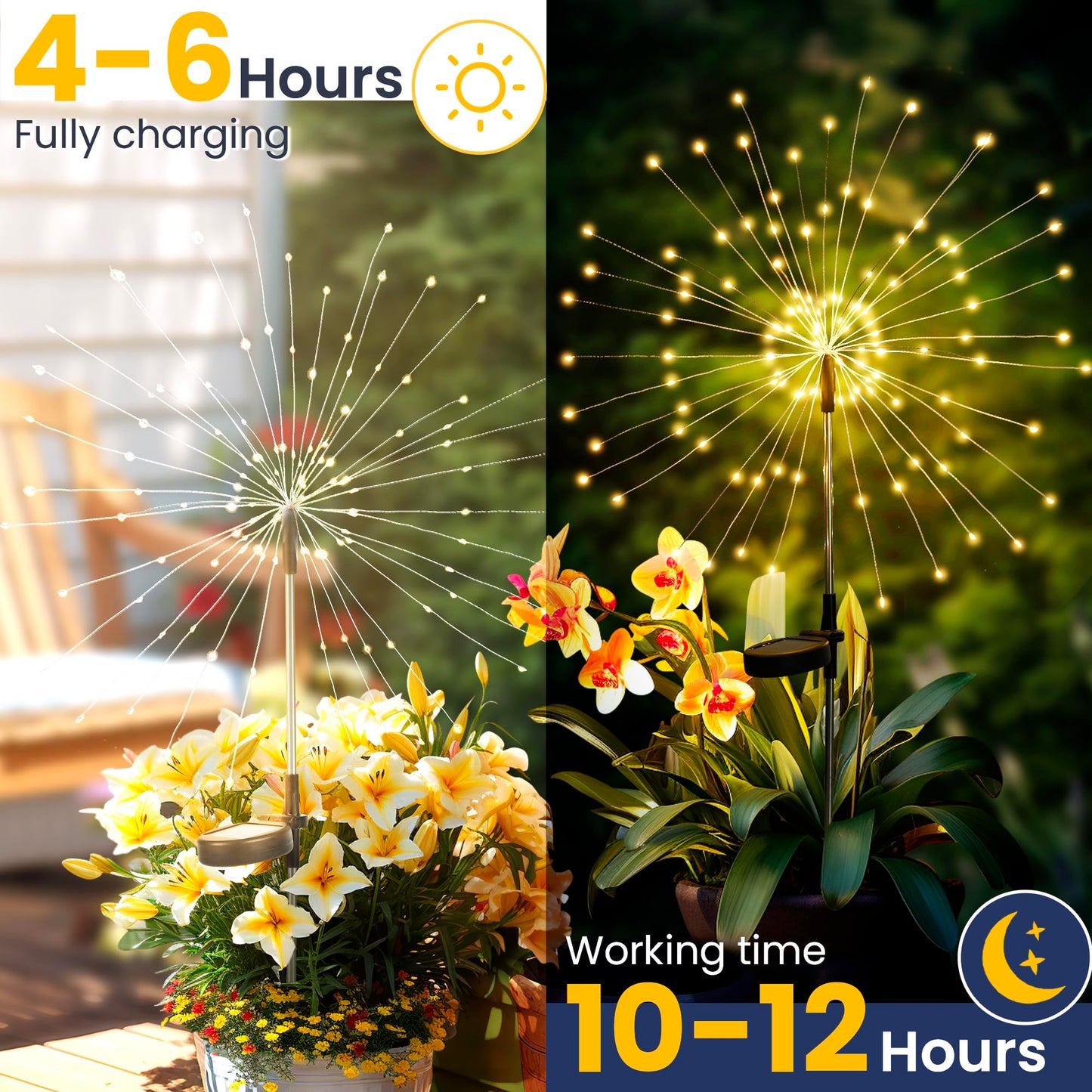 Solar Garden Fireworks Light 150LED Light